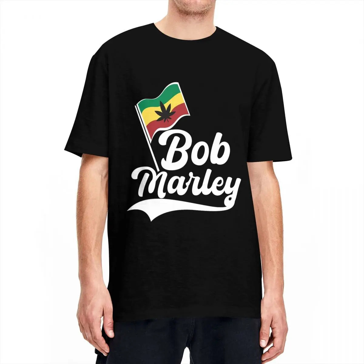 BOB MARLEY COLLECTION T Shirt Men Women Pure Cotton Casual T-Shirt Crewneck Tees Short Sleeve Clothes Classic