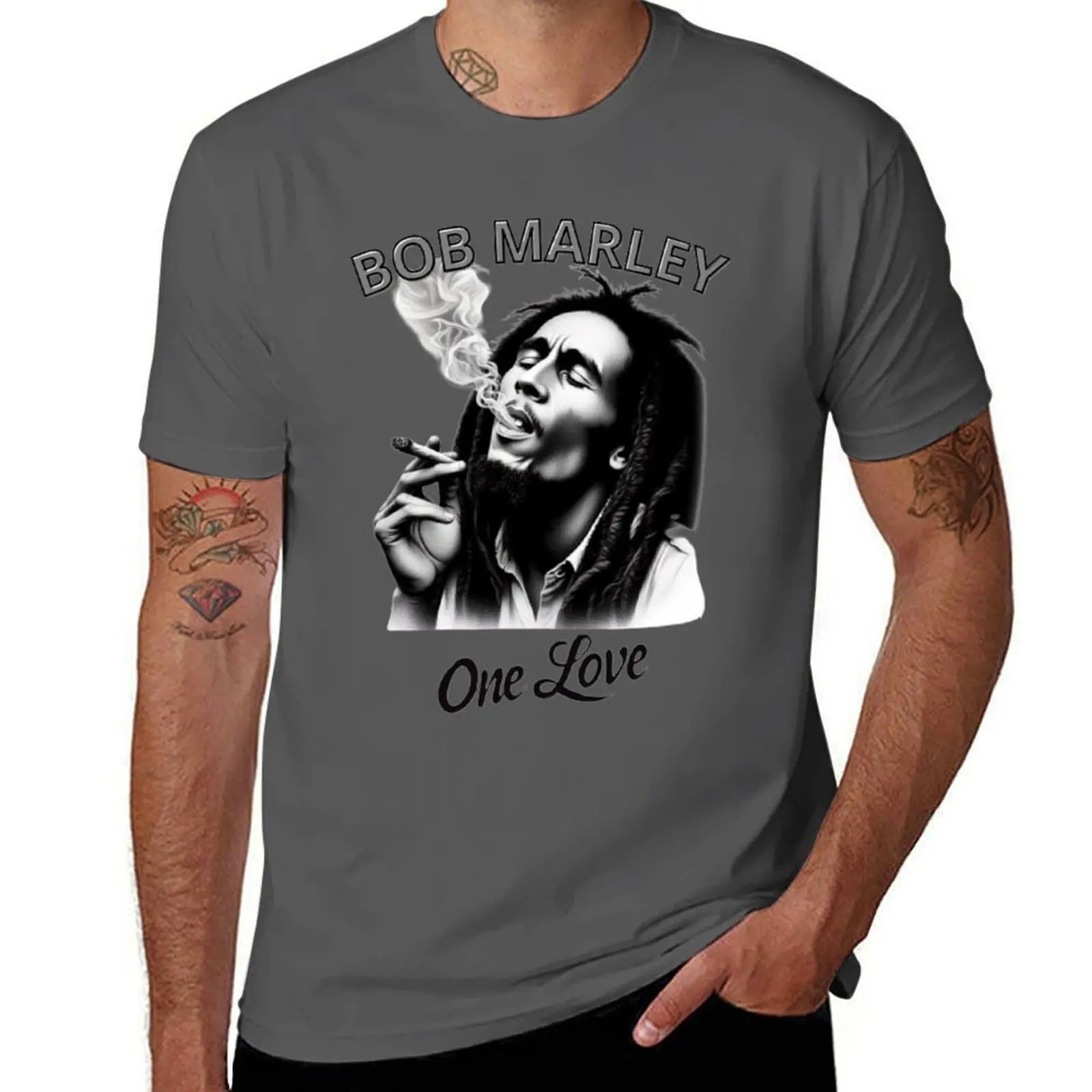 BOB MARLEY: ONE LOVE T-Shirt t shirts for man graphic tees printed t shirts for man T-Shirt