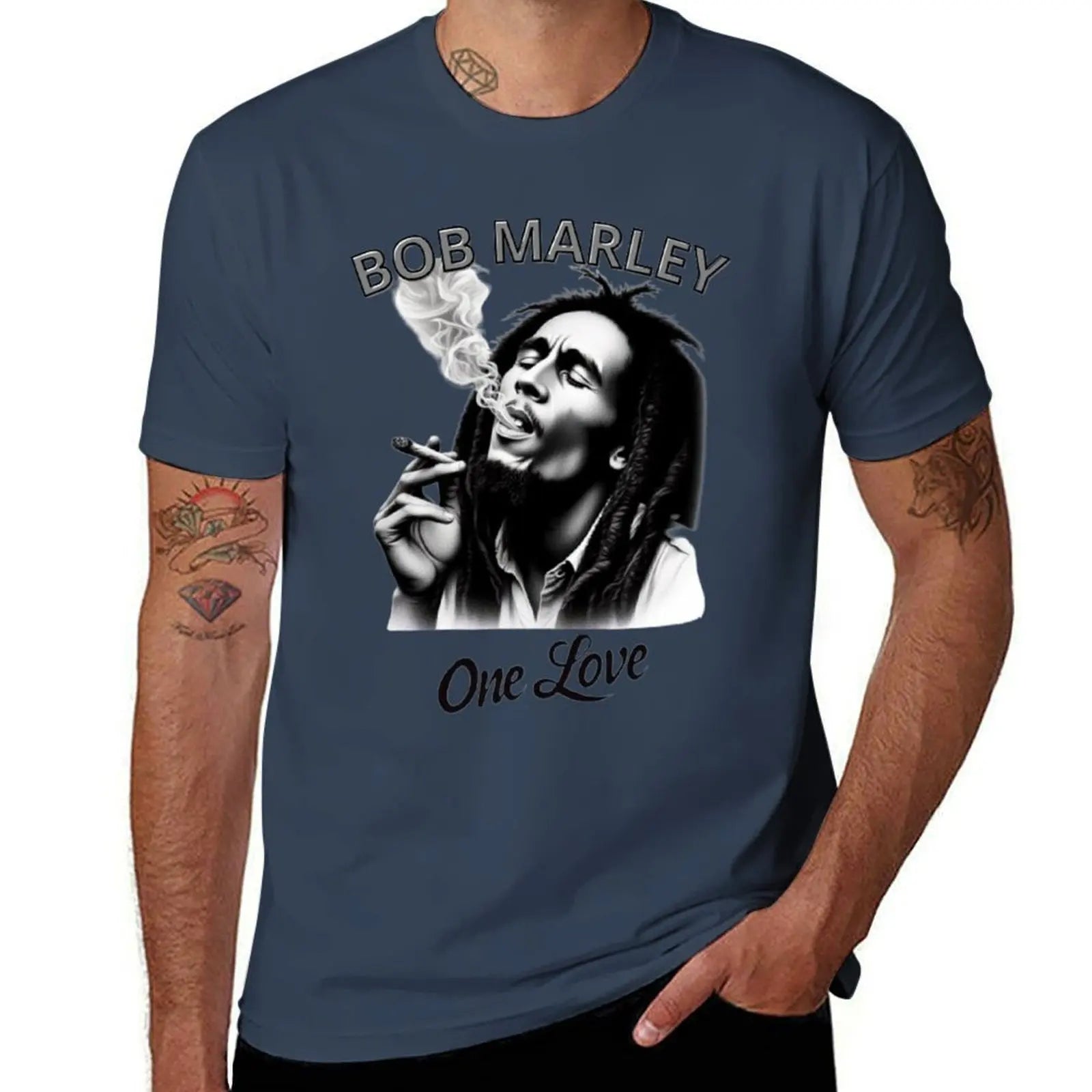 BOB MARLEY: ONE LOVE T-Shirt t shirts for man graphic tees printed t shirts for man T-Shirt