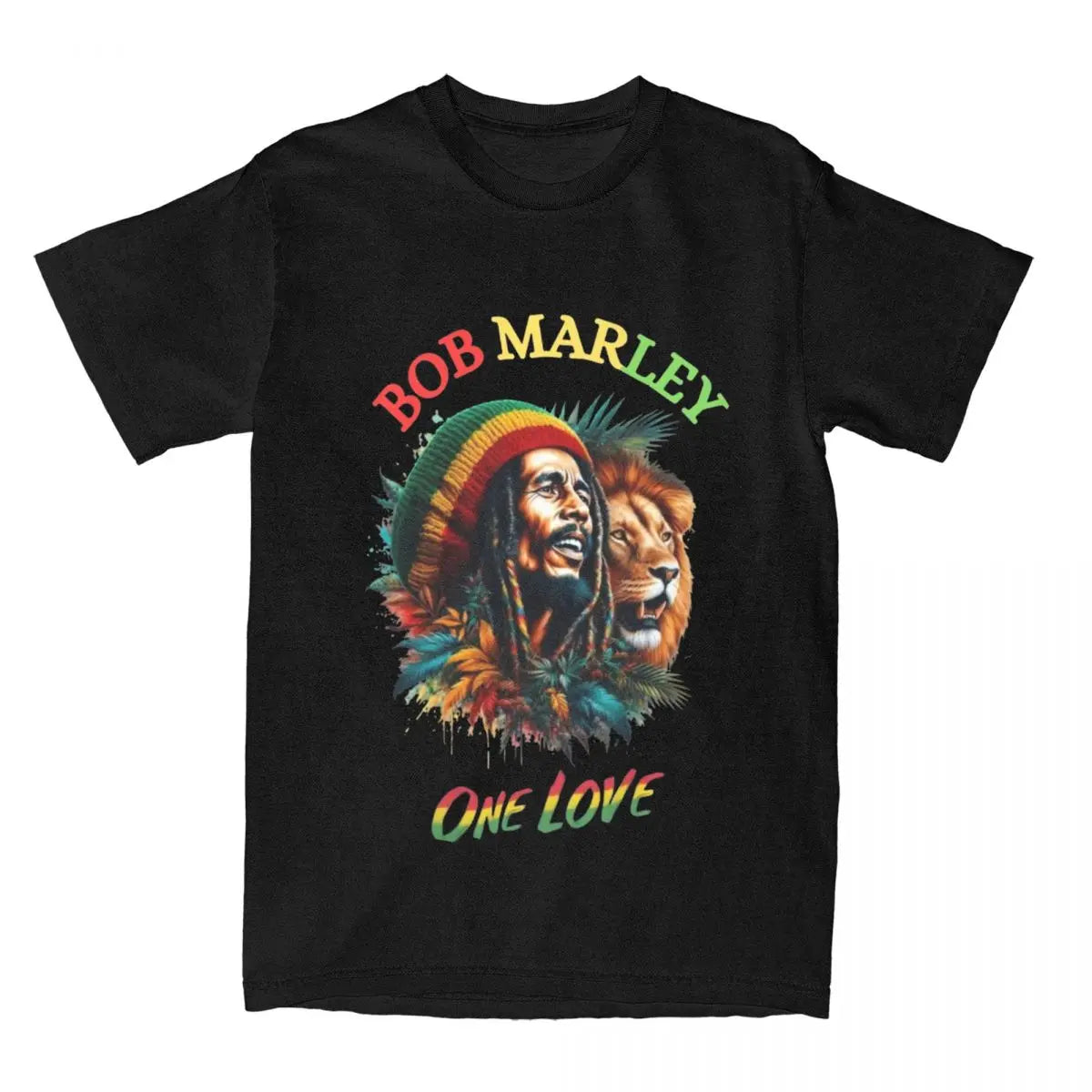 BOB MARLEY COLLECTION T Shirt Men Women Pure Cotton Casual T-Shirt Crewneck Tees Short Sleeve Clothes Classic