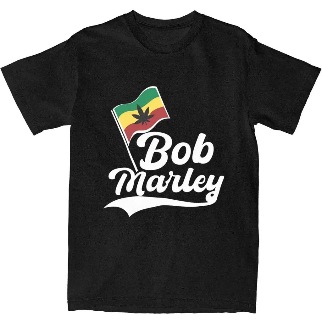 BOB MARLEY COLLECTION T Shirt Men Women Pure Cotton Casual T-Shirt Crewneck Tees Short Sleeve Clothes Classic