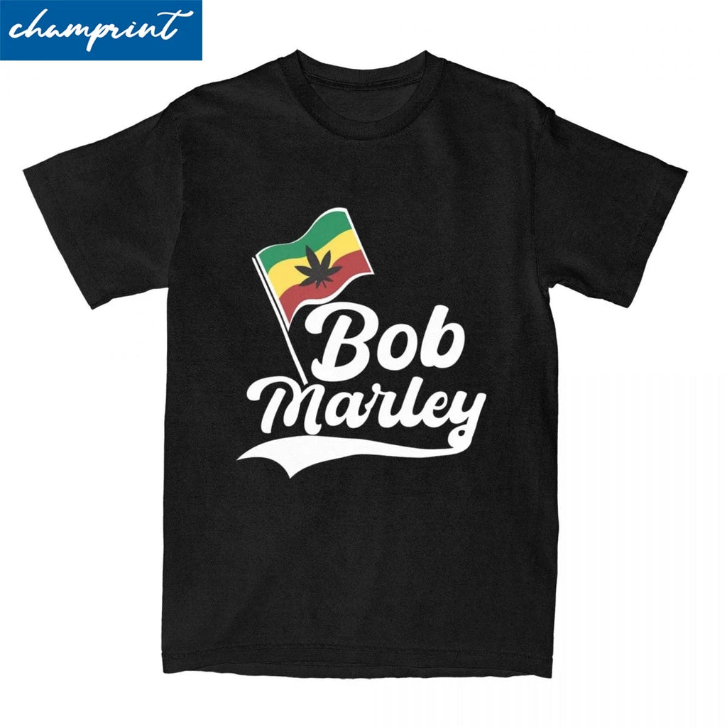 BOB MARLEY COLLECTION T Shirt Men Women Pure Cotton Casual T-Shirt Crewneck Tees Short Sleeve Clothes Classic