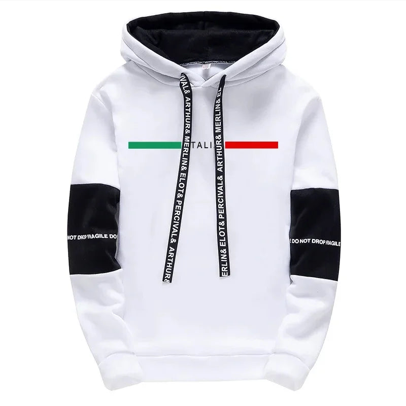 Fashion Mens Tracksuit Print Casual Sweatshirts Sportswear Outdoors Sports Jogging Mens Clothing Single Piece Hoodie Pants 2026