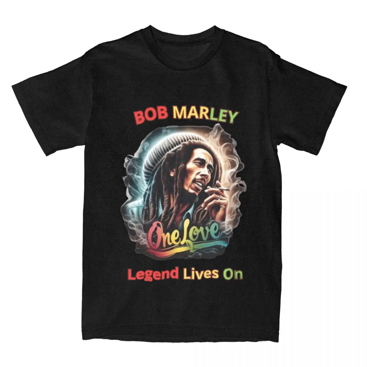BOB MARLEY COLLECTION T Shirt Men Women Pure Cotton Casual T-Shirt Crewneck Tees Short Sleeve Clothes Classic