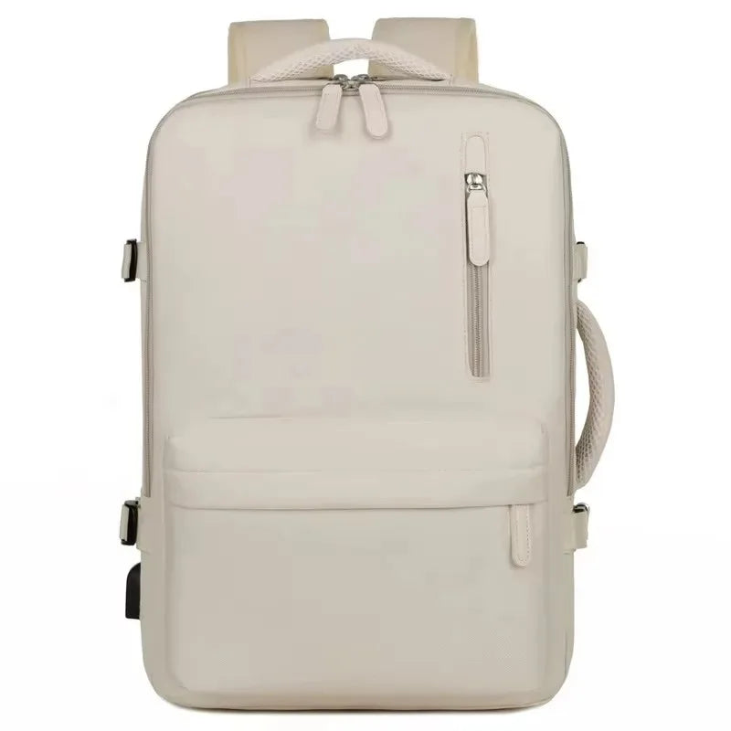Women And Men's Business Travel Backpack School Expandable USB Bag Large Capacity 16 Inch Laptop Waterproof Fashion Daypack