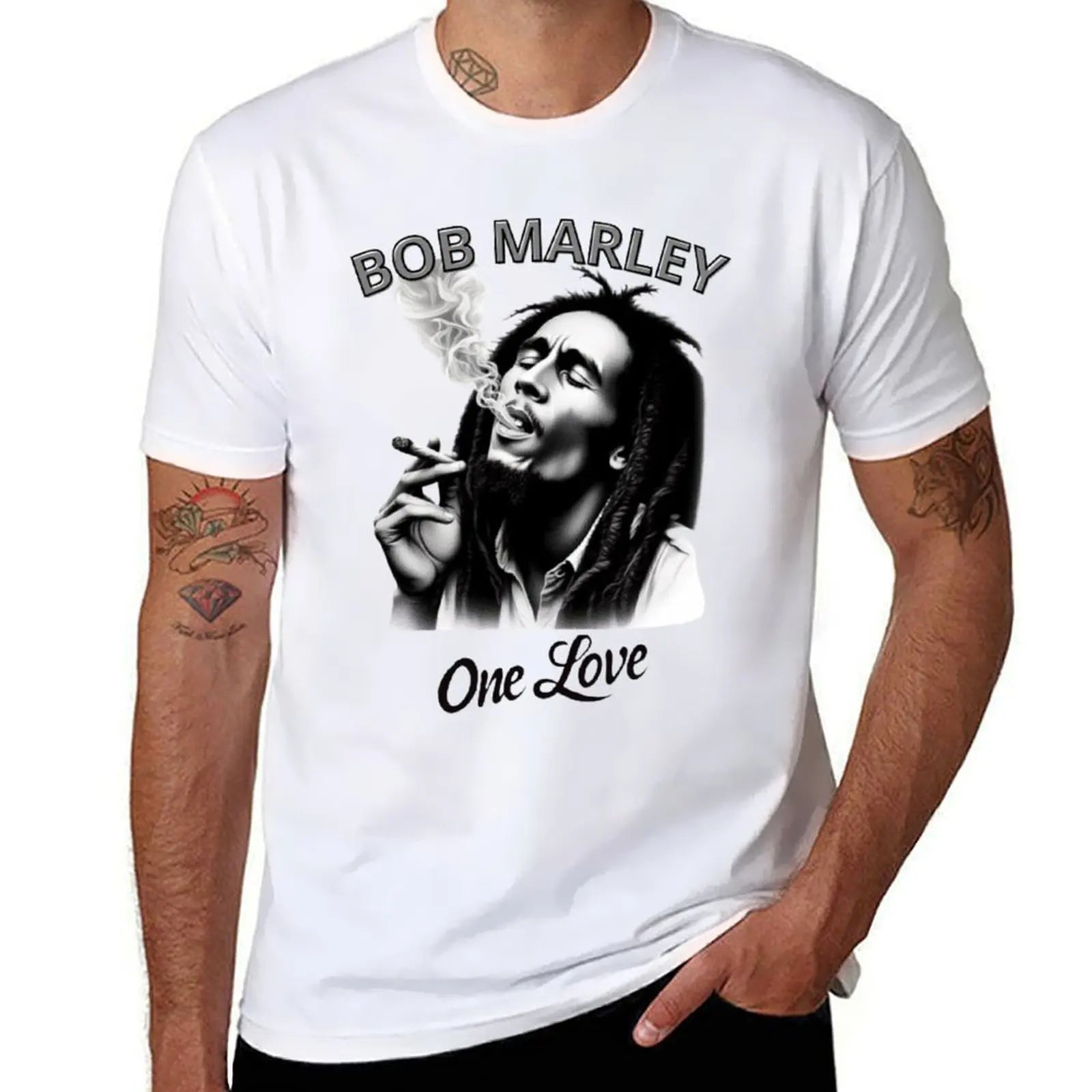 BOB MARLEY: ONE LOVE T-Shirt t shirts for man graphic tees printed t shirts for man T-Shirt
