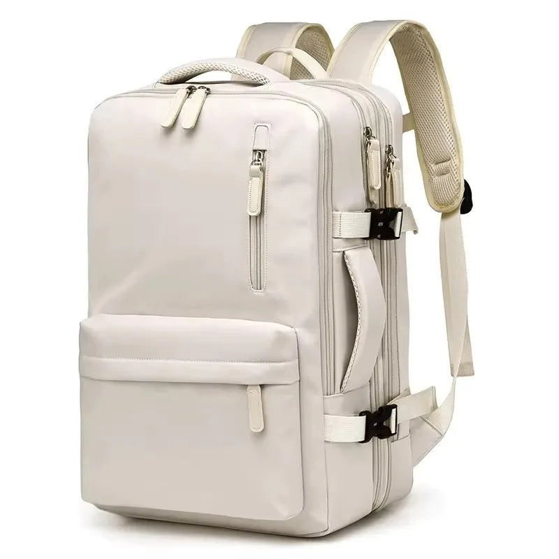 Women And Men's Business Travel Backpack School Expandable USB Bag Large Capacity 16 Inch Laptop Waterproof Fashion Daypack