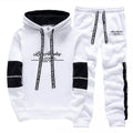 Men's Casual Hooded Tracksuit comfortable Spring Hot Sale quality Print Single Sweatshirt & Sweatpants Outdoor Sports Daily Wear