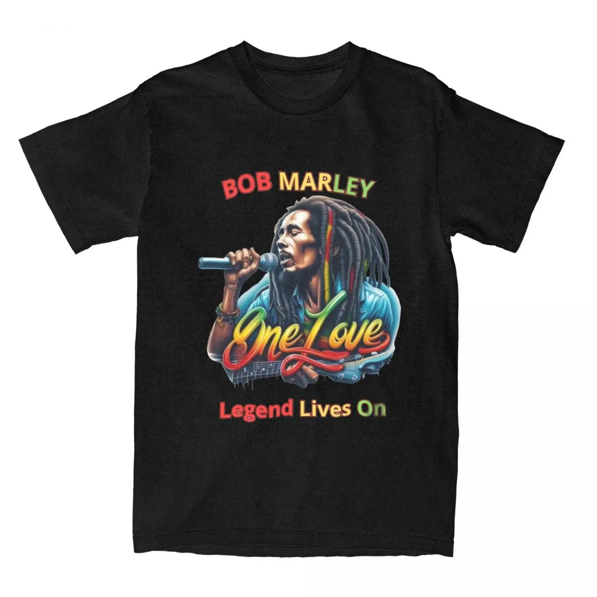 BOB MARLEY COLLECTION T Shirt Men Women Pure Cotton Casual T-Shirt Crewneck Tees Short Sleeve Clothes Classic