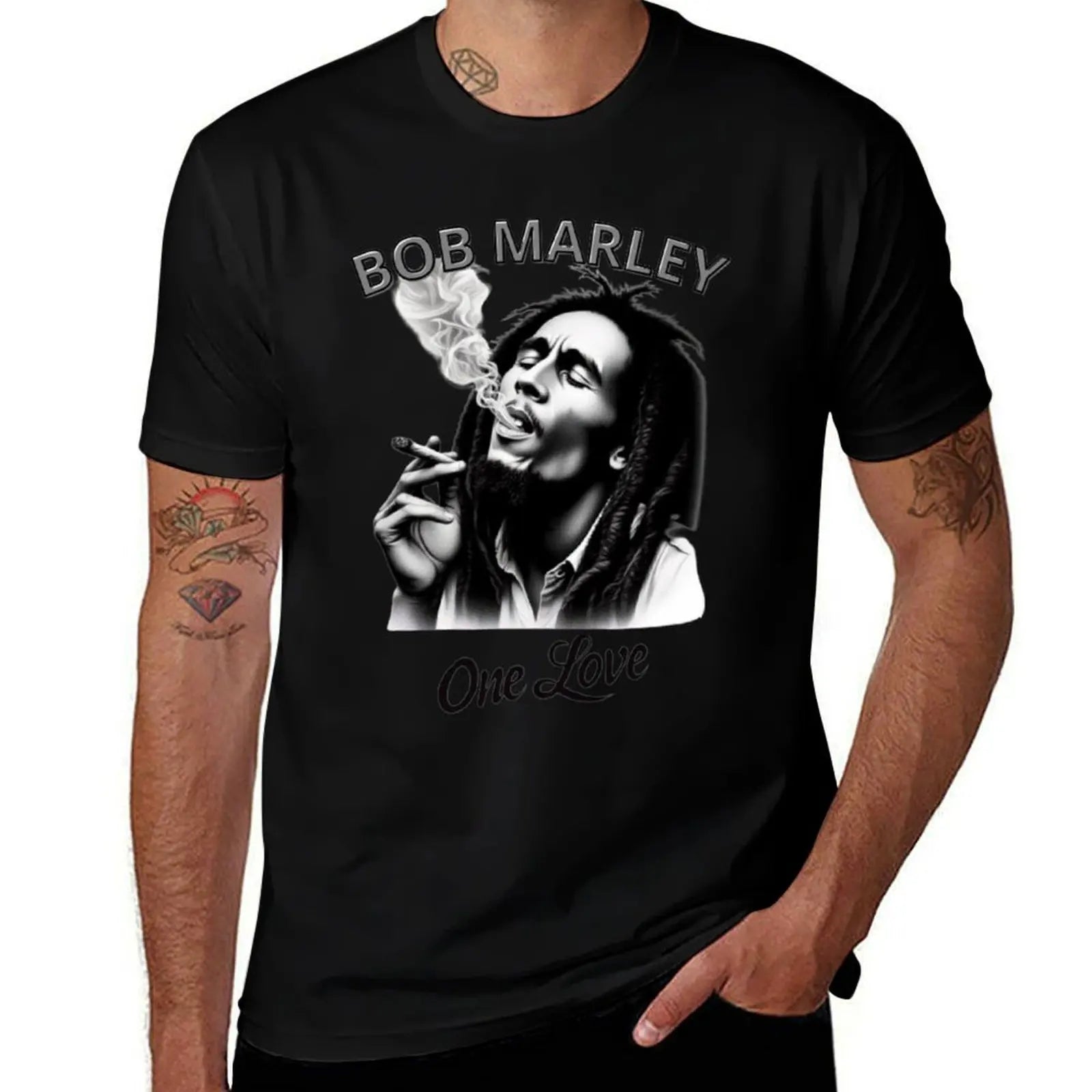 BOB MARLEY: ONE LOVE T-Shirt t shirts for man graphic tees printed t shirts for man T-Shirt